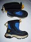 timberland boys toddler sz 8 boots leather fabric winter warm returns 