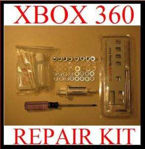 XBOX 360 Complete Repair Kit Arctic Silver & Open Tool  