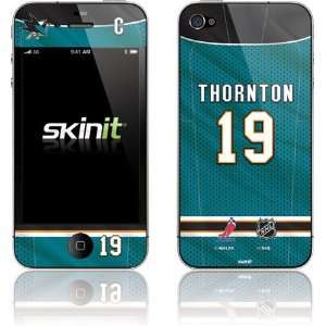  J. Thornton   San Jose Sharks #19 skin for Apple iPhone 4 