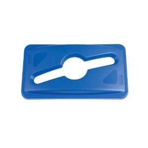 Slim Jim Single Stream Recycling Top for Slim Jim Containers, Blue