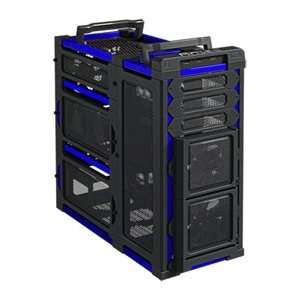   Gamer ATX Mid Tower 3/0/(6) Bays USB 3.0 Audio Black Blue Electronics