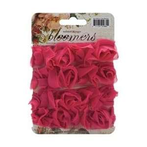  Bloomers Fabric Flower Trim 1.5 Wide 1 Yard   Pink Kiss 