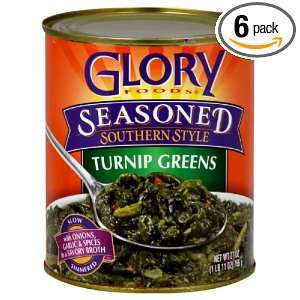 Glory Foods Seasoned Turnip Greens Grocery & Gourmet Food