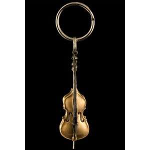  String Upright Bass Key Chain Musical Instruments