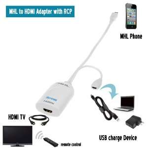  iKross MHL Micro USB Male to HDMI Female Adapter with 
