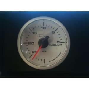  Depo Racing white clear Electric Vacuum Gauge Automotive