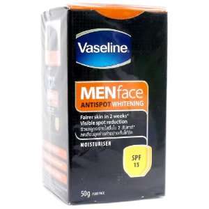  Vaseline Men Face Anti Spot Whitening Moisturiser SPF 15 