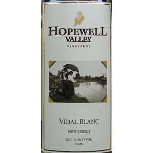   Hopewell Valley Vineyards Vidal Blanc 750ml Grocery & Gourmet Food