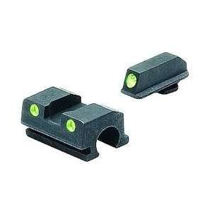 Tru Dot Fixted Sights, Walther P99, Green Dots, Warranty  