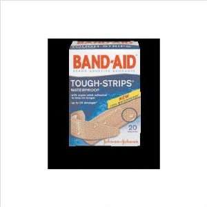   JOHNSON 4834 BAND AID Tough Strips Waterproof Bandages (20 Per Box