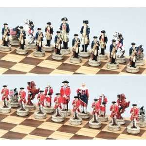   and 5281L Revolutionary War Themed Chess Set   Large Toys & Games