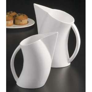   CRP64 64 Ounce Angled Porcelain Water Pitcher
