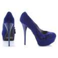   shoes with ruffle detail, round toe and stiletto heels by BananaShoes