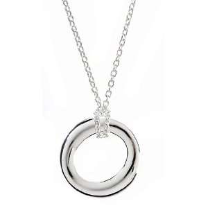  Celebrity Silver O Necklace Jewelry