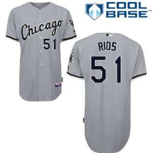  Alex Rios Chicago White Sox Authentic Road Cool Base Jersey 