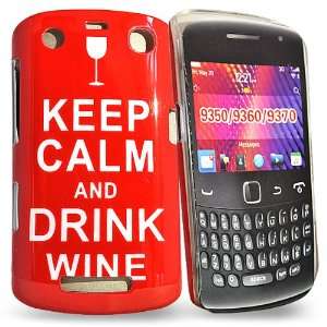   DRINK WINE design hard cover case for blackberry 9360 Electronics