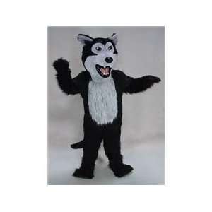  Mask U.S. Black Wolf Mascot Costume Toys & Games